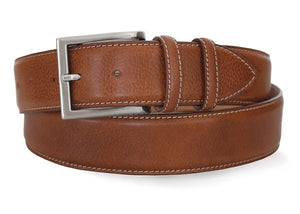Tan Luxury Leather Jeans Belt