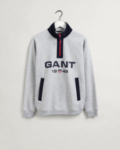 Gant Retro Half Zip Sweatshirt