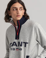 Load image into Gallery viewer, Gant Retro Half Zip Sweatshirt
