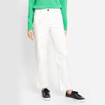Load image into Gallery viewer, Olsen Mona Off White Straight Jeans
