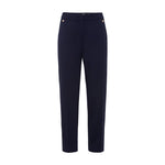 Load image into Gallery viewer, Olsen Lisa Navy Cropped Trousers
