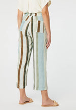 Load image into Gallery viewer, Paz Torras Green Stripe Trousers
