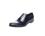 Load image into Gallery viewer, John White Black Guildhall Capped Oxford Shoes

