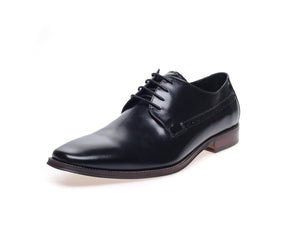 John White Black Derby Shoes Ainsworth