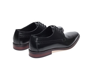 John White Black Derby Shoes Ainsworth