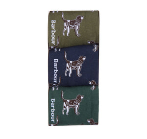 Barbour Pointer Dog Socks Gift Box