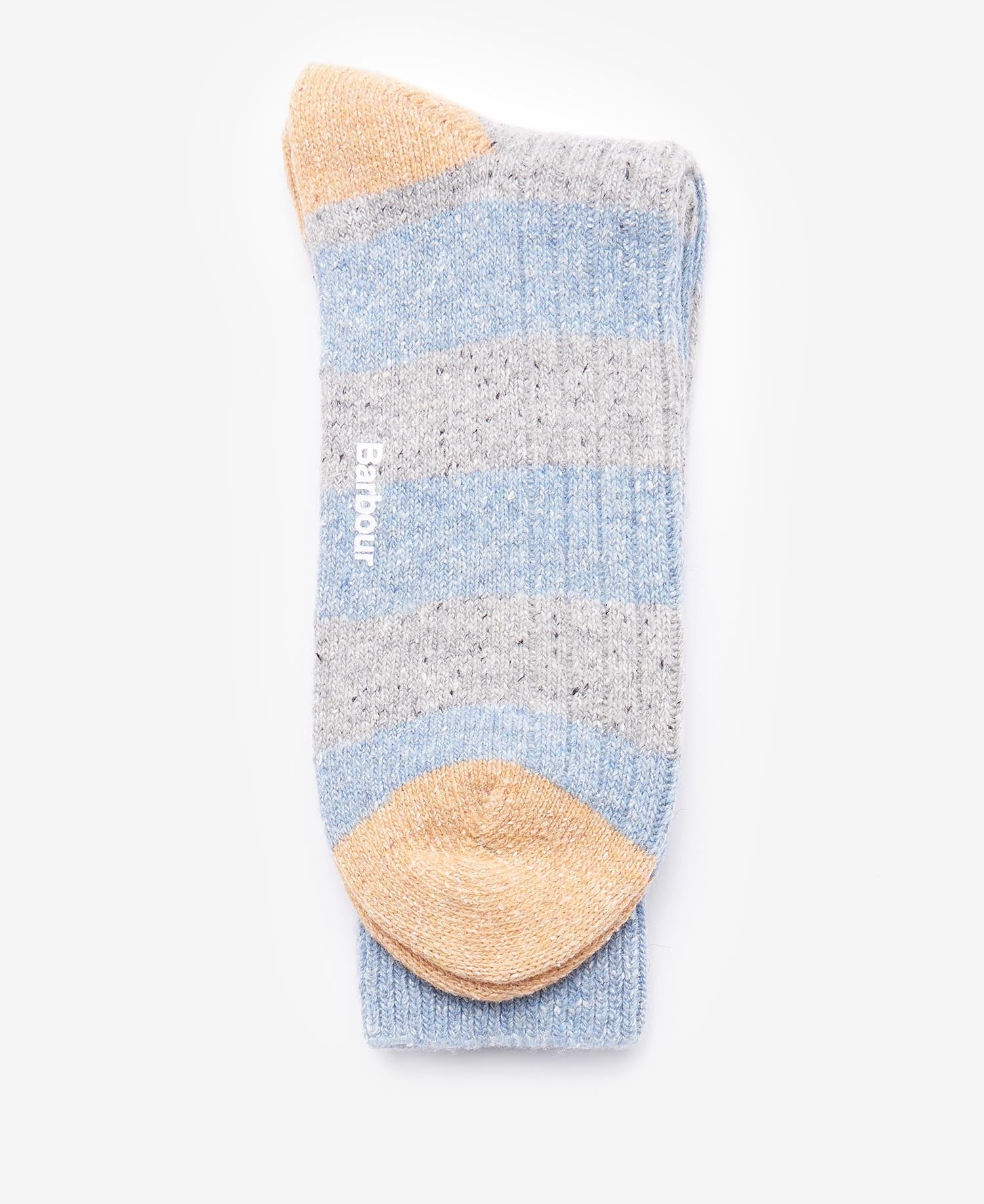 Barbour Houghton Blue Stripe Socks