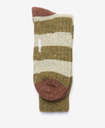 Load image into Gallery viewer, Barbour Houghton Olive Stripe Socks

