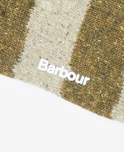 Barbour Houghton Olive Stripe Socks