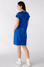 Load image into Gallery viewer, Oui Blue Linen Dress
