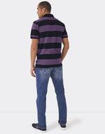 Load image into Gallery viewer, Crew Heritage Stripe Polo Shirt
