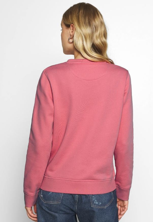 Gant Pink Lock Up Crew Sweater