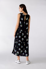 Load image into Gallery viewer, Oui Floral Black Maxi Dress
