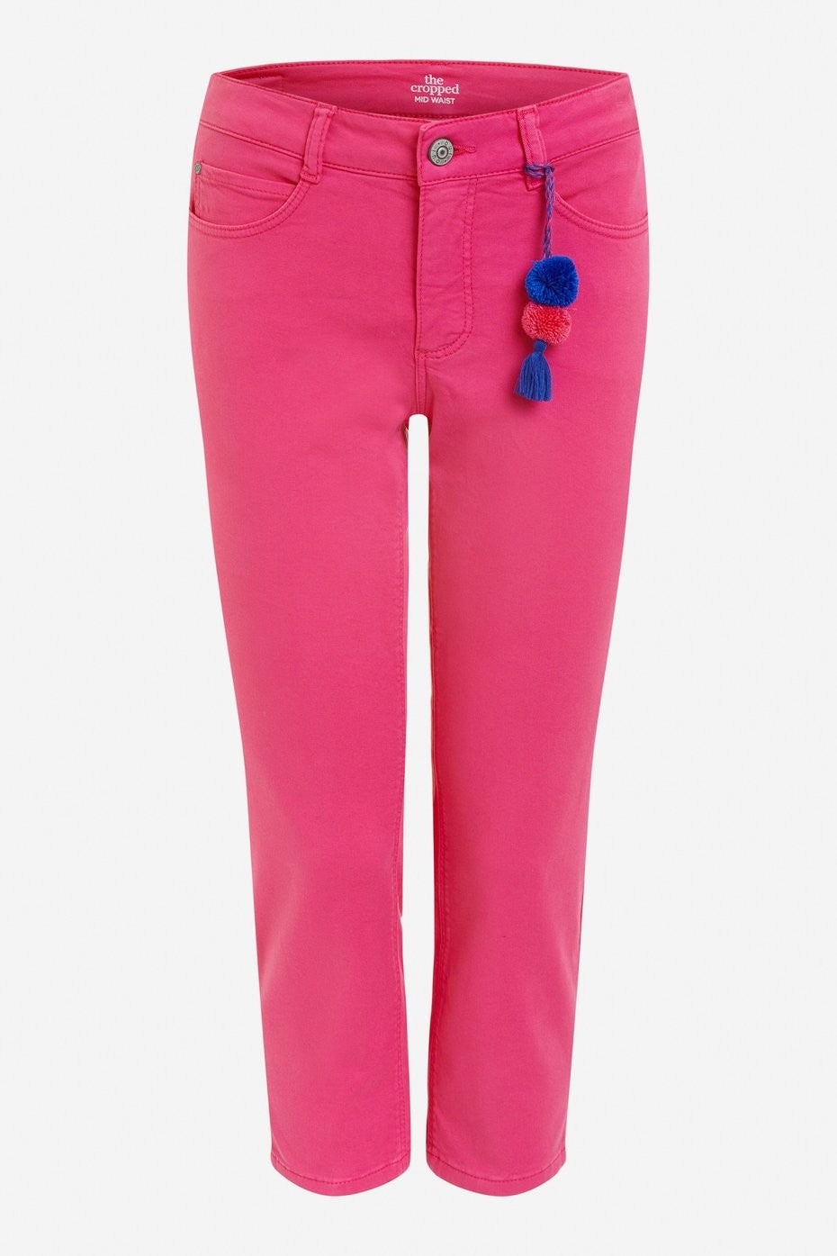 Oui Pink Capri Jeans