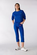 Load image into Gallery viewer, Oui Blue Capri Jeans
