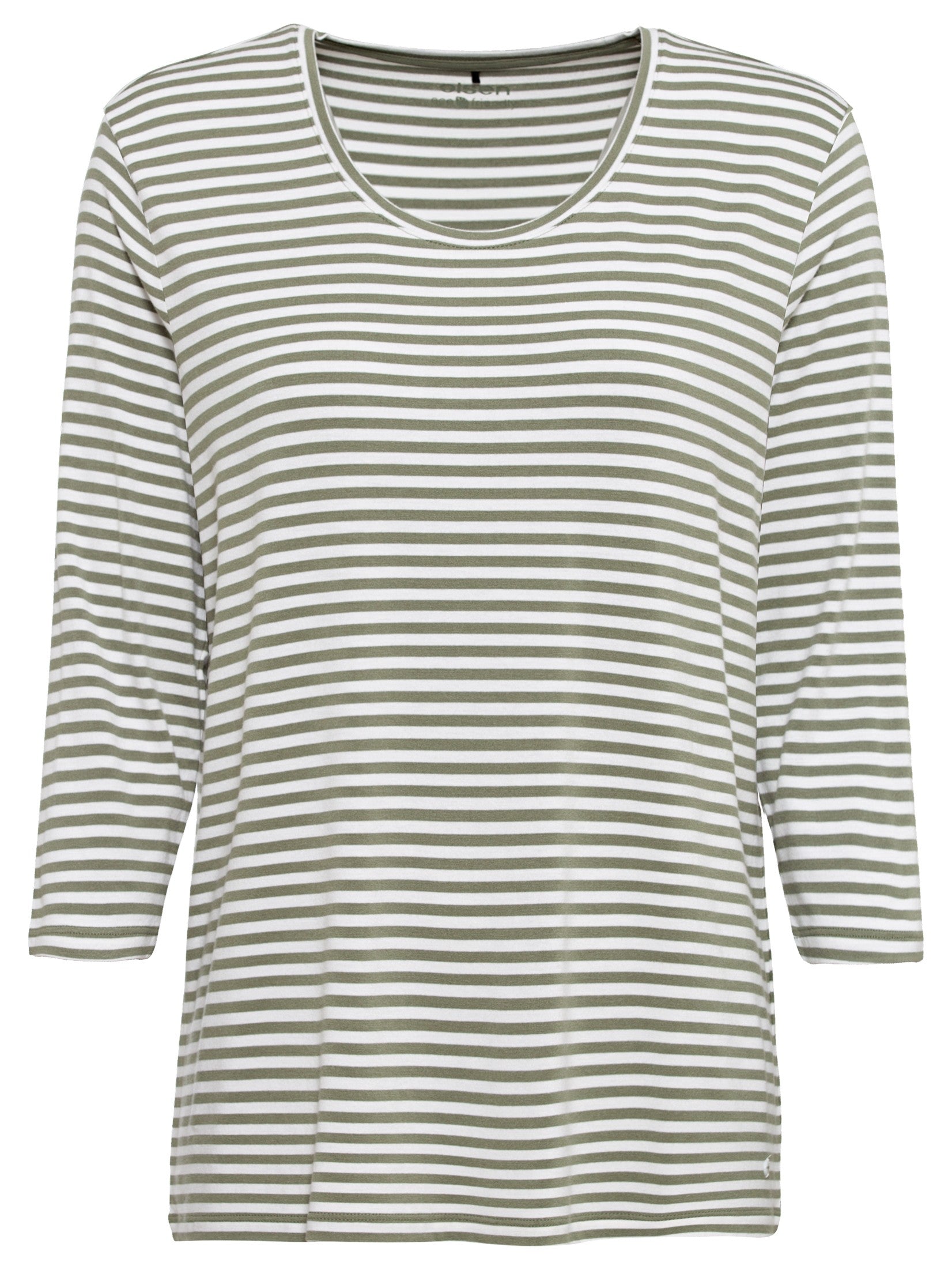 Olsen Striped Jersey Sage T-Shirt