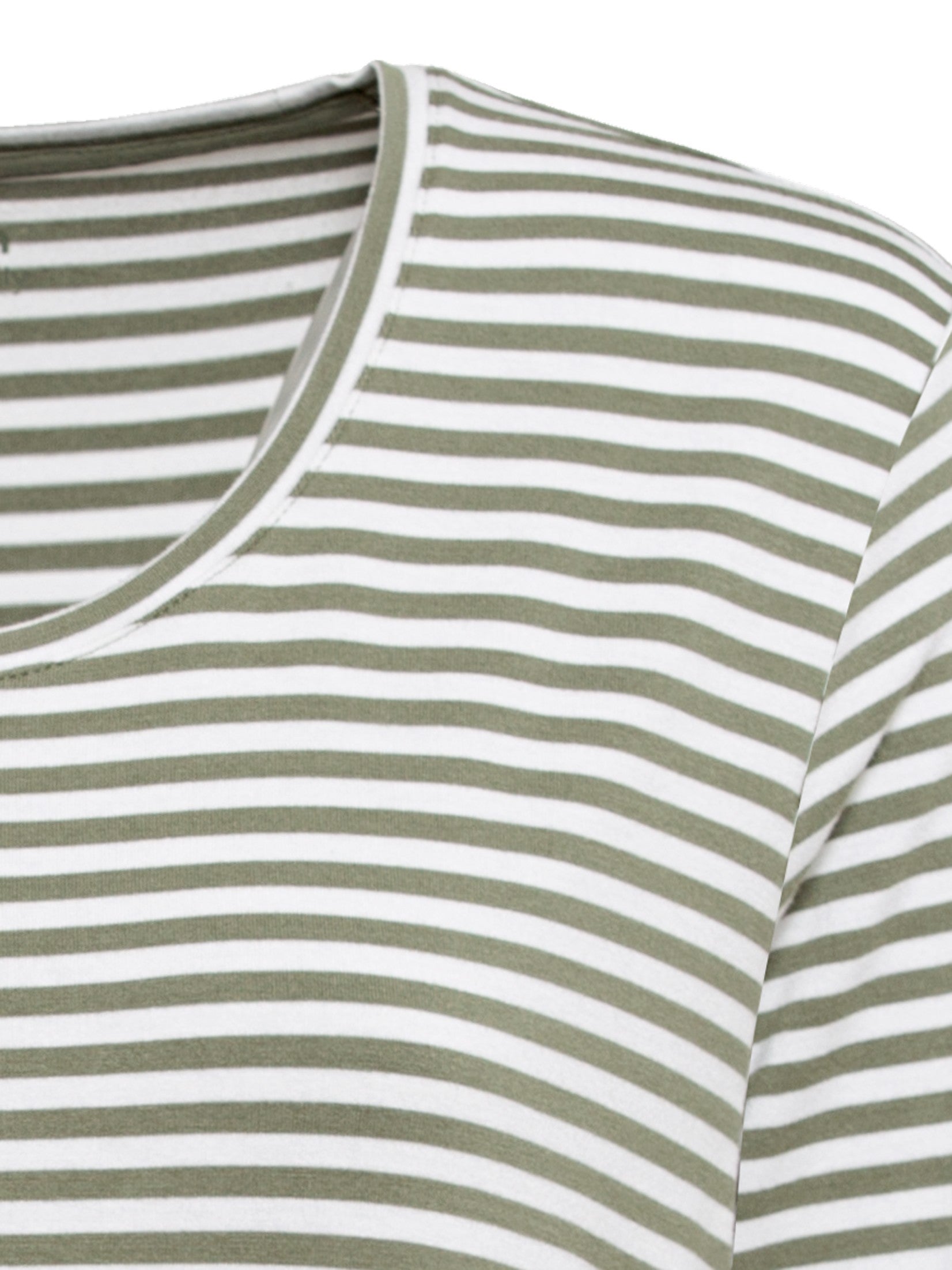 Olsen Striped Jersey Sage T-Shirt