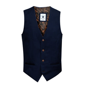 Marc Darcy Max Royal Blue Waistcoat
