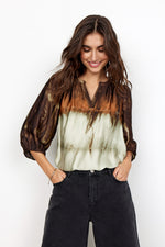 Load image into Gallery viewer, Soya Concept Dip Dye Blouse
