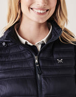Load image into Gallery viewer, Crew Navy Quilted Gilet
