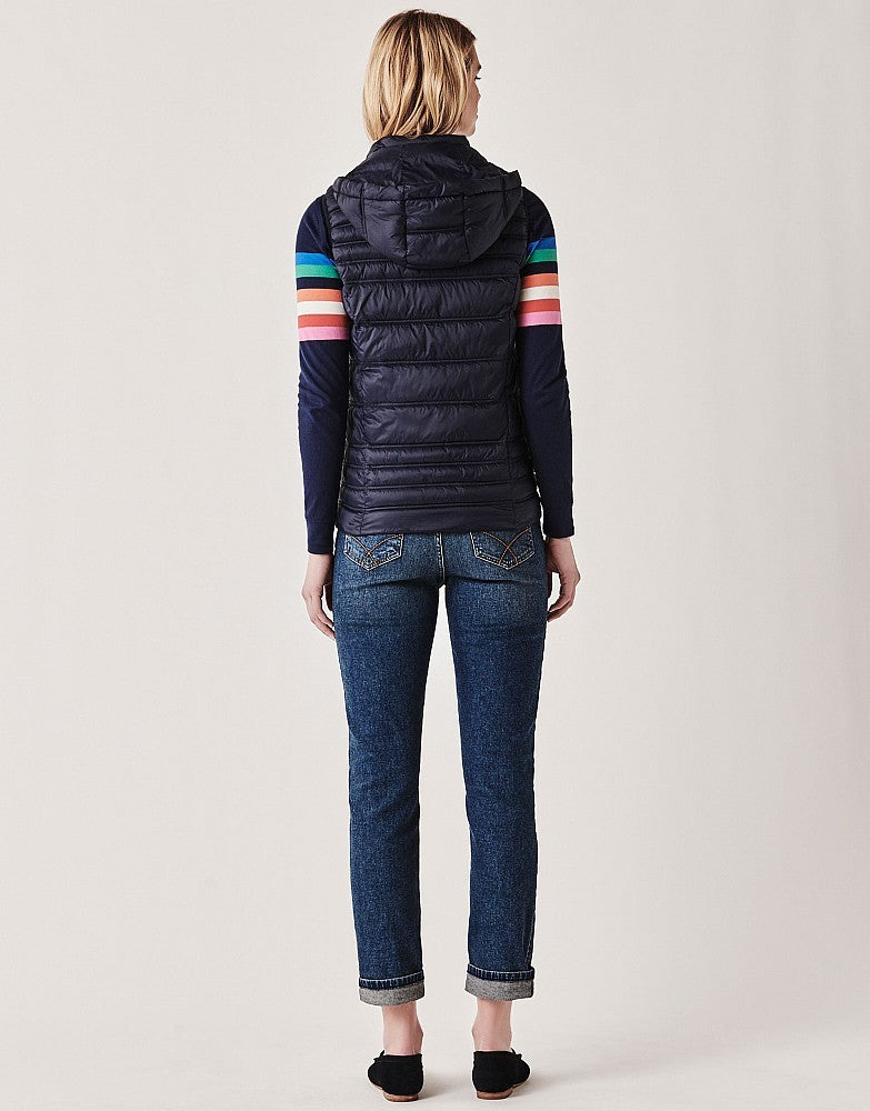 Crew Navy Quilted Gilet