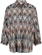 Load image into Gallery viewer, Gerry Weber Blue Patterned Blouse
