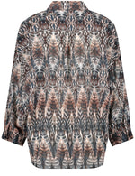 Load image into Gallery viewer, Gerry Weber Blue Patterned Blouse
