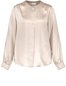 Gerry Weber Taupe Silk Blouse