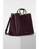 Load image into Gallery viewer, Luella Grey Belle Handbag - Grape
