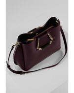 Load image into Gallery viewer, Luella Grey Belle Handbag - Grape

