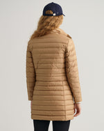 Load image into Gallery viewer, Gant Light Down Coat Khaki
