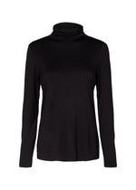 Load image into Gallery viewer, Soyaconcept Black Roll Neck Jersey
