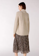 Load image into Gallery viewer, Oui Patch Pocket Stone Jumper -STONE
