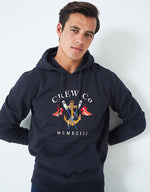 Load image into Gallery viewer, Crew Navy Sailing Hoodie
