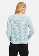 Load image into Gallery viewer, Betty Barclay Blue Knitted Sweater
