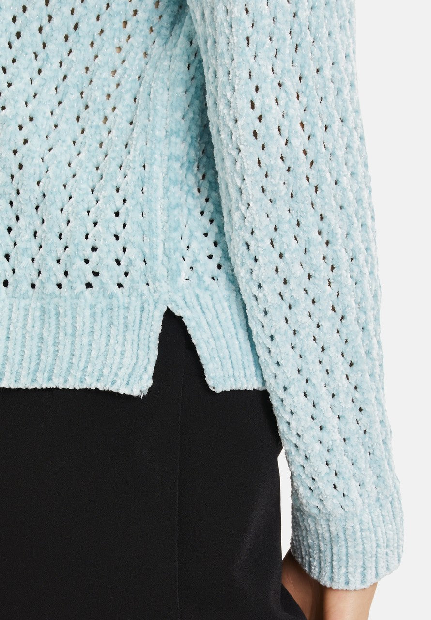 Betty Barclay Blue Knitted Sweater
