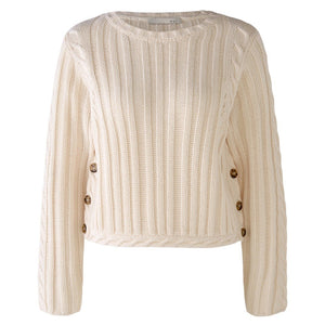 Oui Cream Cable Knit