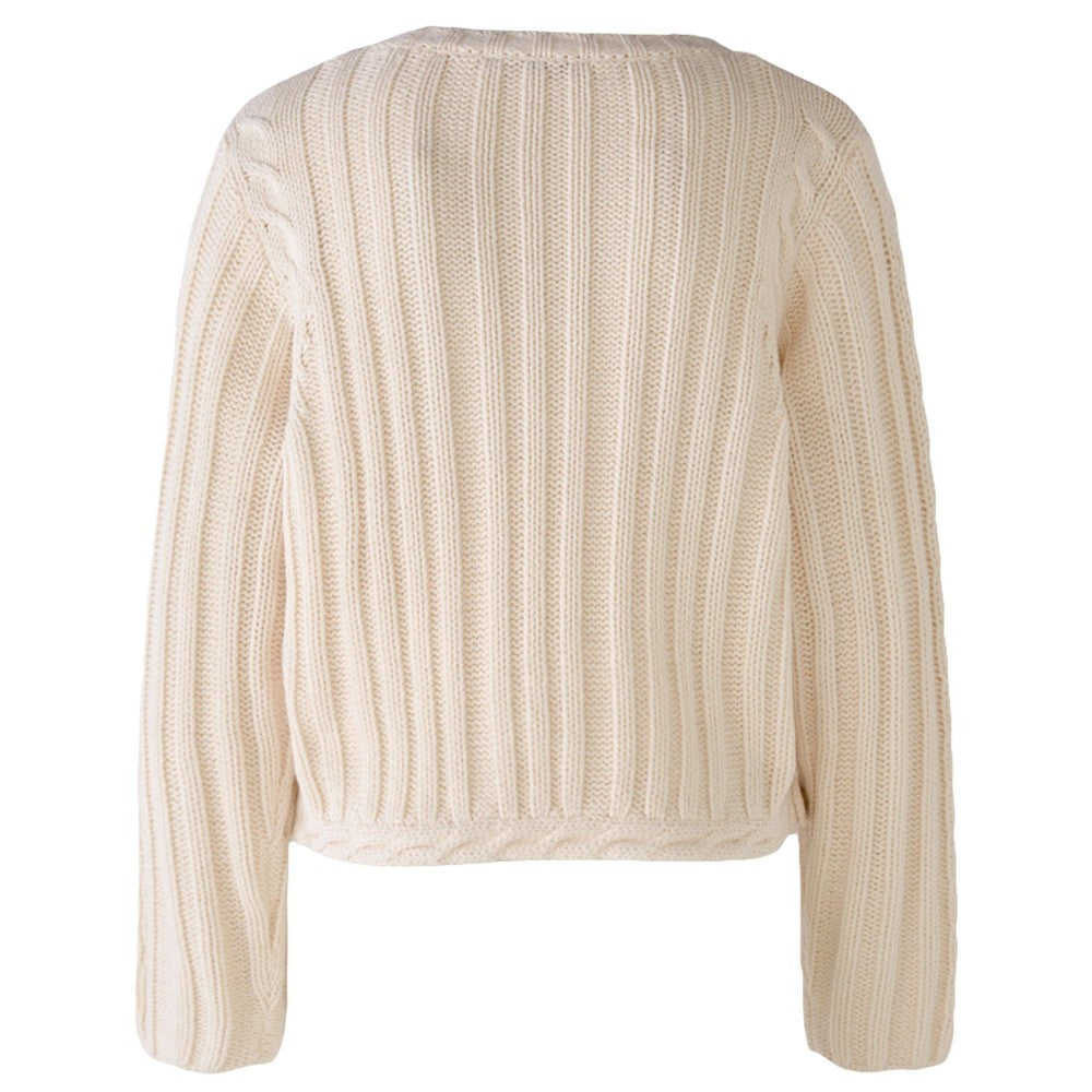 Oui Cream Cable Knit