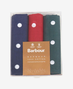 Barbour Polka Dot Handkerchiefs Gift Box Set