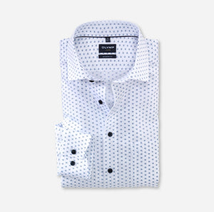 Olymp White Neat Design Modern Fit Shirt