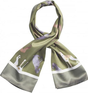 Failsworth Olive Printed Scarf