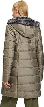 Load image into Gallery viewer, Betty Barclay Cream Padded Coat
