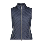 Load image into Gallery viewer, Betty Barclay Navy Quilted Gilet
