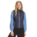Load image into Gallery viewer, Betty Barclay Navy Quilted Gilet
