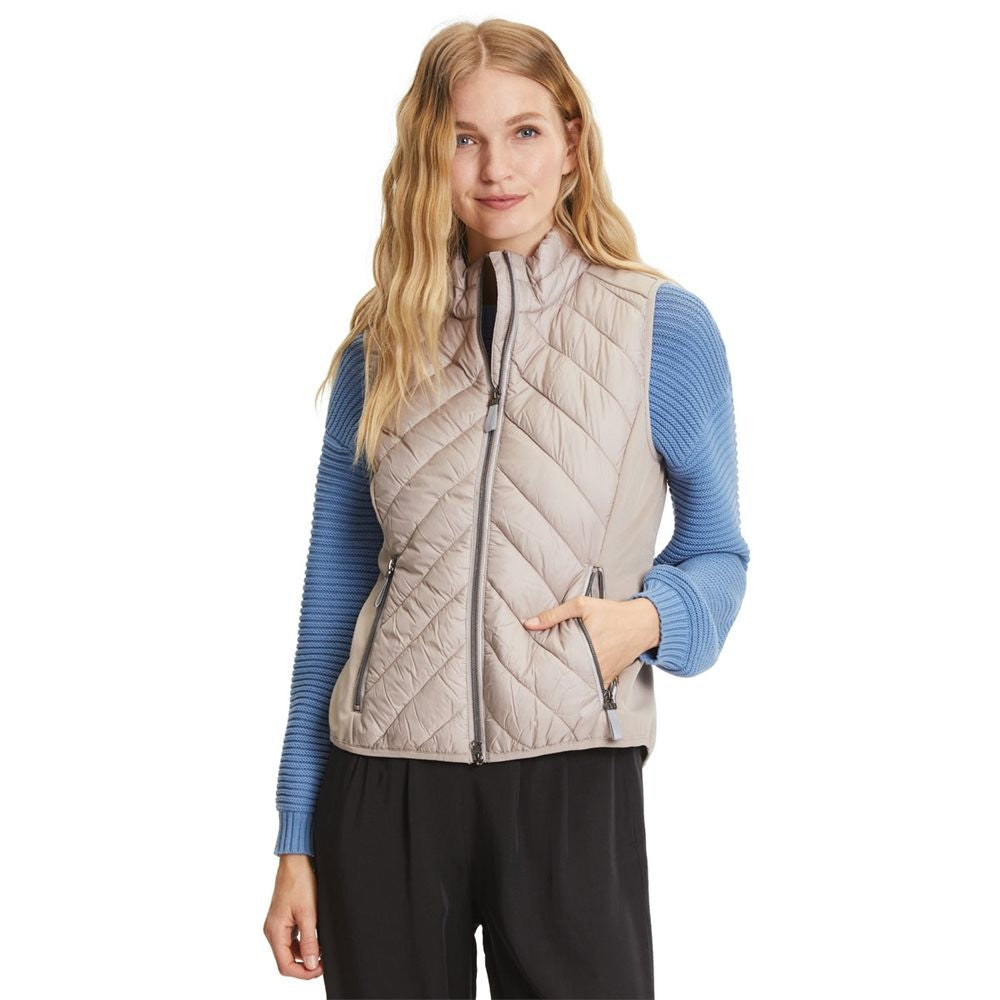 Betty Barclay Toffee Quilted Gilet