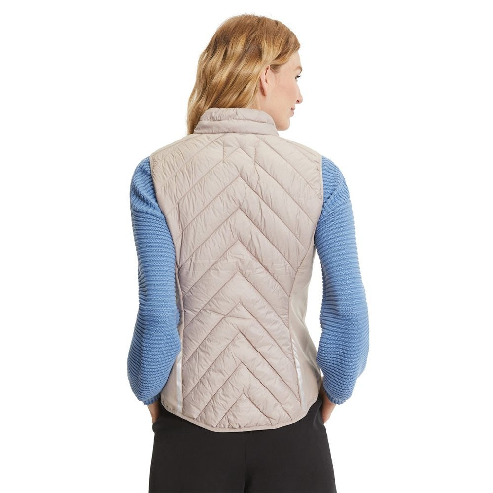 Betty Barclay Toffee Quilted Gilet