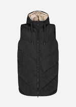 Load image into Gallery viewer, Soya Concept Black Long Gilet
