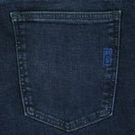 Load image into Gallery viewer, Meyer M5 Slim Fit Stretch Jeans Mid Blue Short Leg
