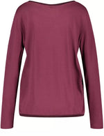 Load image into Gallery viewer, Gerry Weber Burgundy Leopard Print Top
