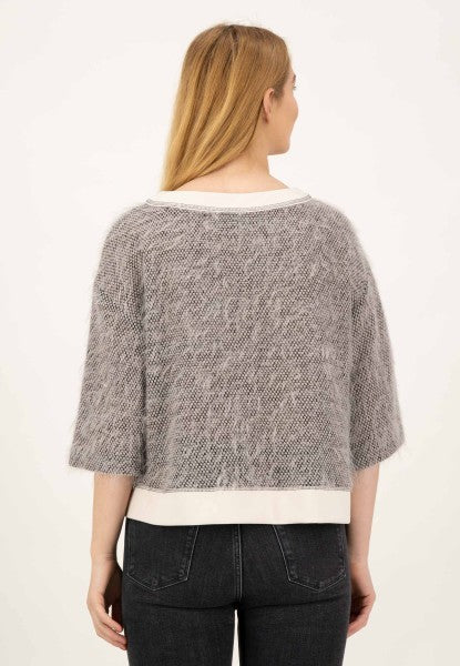 Just White Beige Cosy Knitted Sweater